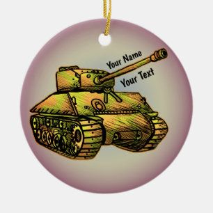 Panzer Keramik Ornament