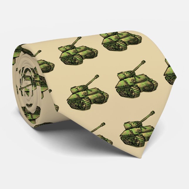 Panzer Krawatte (Gerollt)