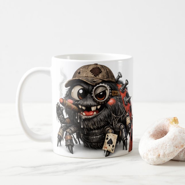 Panzer-Monster Kaffeetasse (Mit Donut)