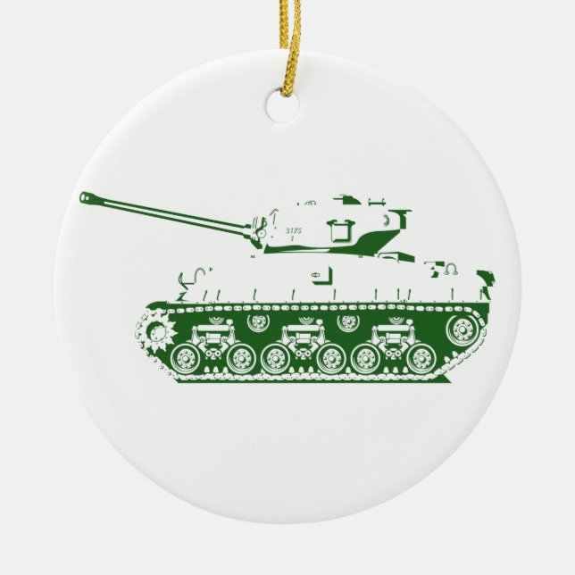 Panzer Ornament (grün) (Vorne)