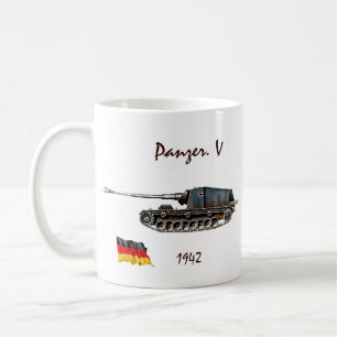 Panzer. V Behälter - WW II Tasse