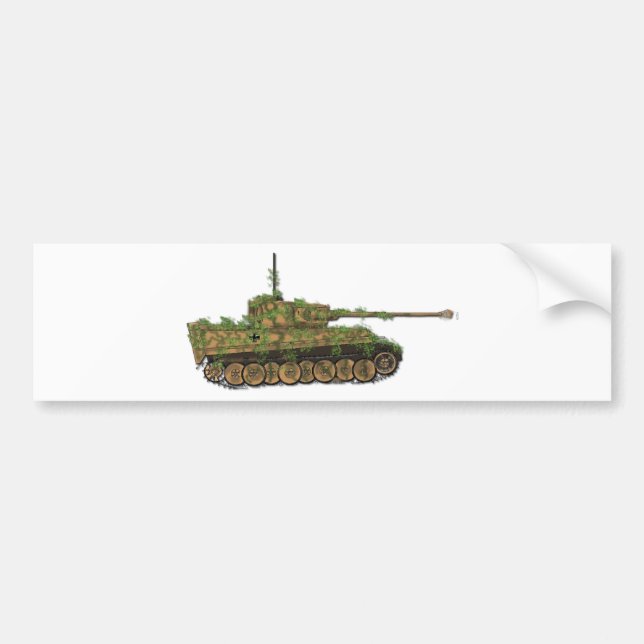 Panzer VI Tiger89 Autoaufkleber (Vorne)