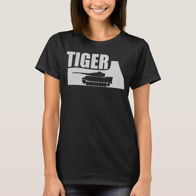 Panzer VI Tiger 1 Deutscher W2 2 T-Shirt (Vorderseite)