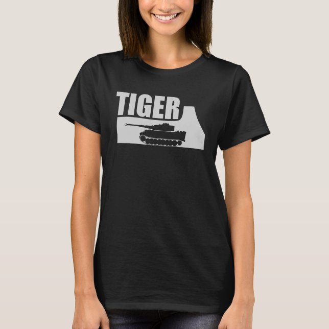 Panzer VI Tiger 1 Deutscher W2 2 T-Shirt (Vorderseite)