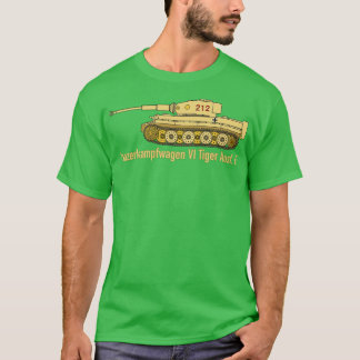 Panzer VI Tiger 1 deutscher WW2-Panzer T-Shirt