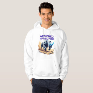 Panzer-Vorreiter - Roboter-Nashorn-Hoodie Hoodie