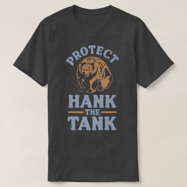 Panzerbär - Schützen Sie die Tankprämie T-Shirt (Design vorne)