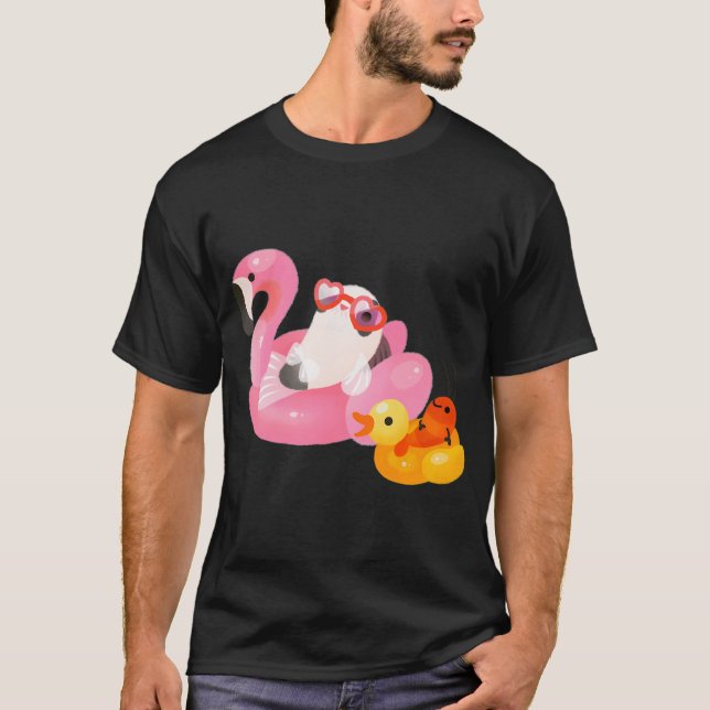 Panzerkatzen im Schwimmbad 2 T-Shirt (Vorderseite)