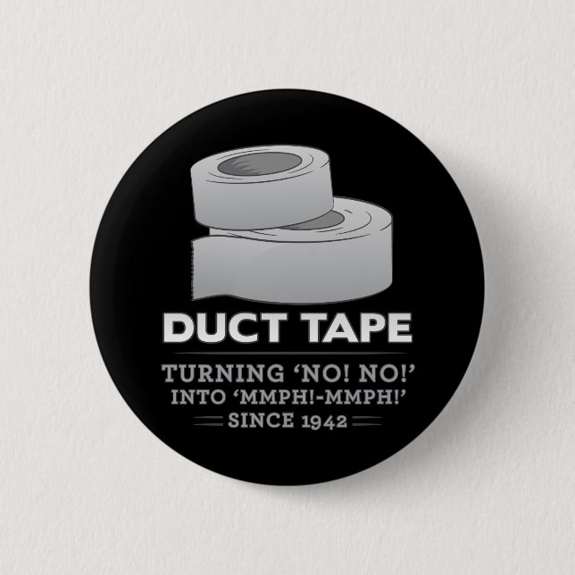 Panzerklebeband - drehend nein! nein! in mmph! button (Vorderseite)