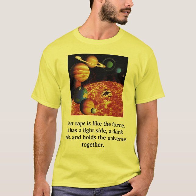 Panzerklebeband ist wie die Kraft. Es ha… T-Shirt (Vorderseite)