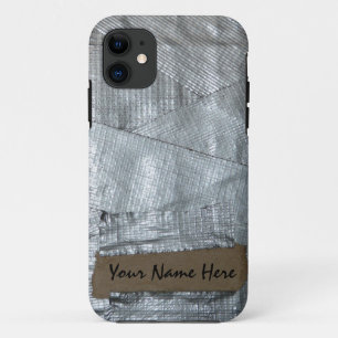 Panzerklebeband und zerrissener Pappumbau Case-Mate iPhone Hülle