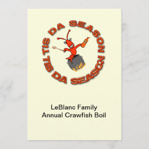 Panzerkrebs-Blutgeschwür Tis DA würzen Einladungen