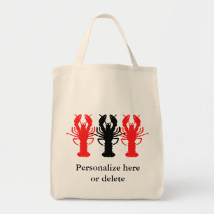 Panzerkrebs-Triolebensmittelgeschäft-Tasche Tragetasche