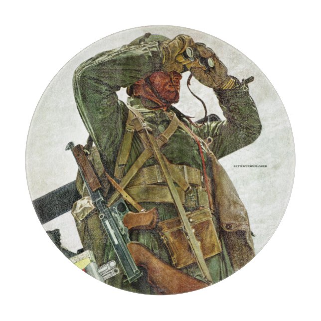 Panzerpatrouille Schneidebrett (Vorderseite)