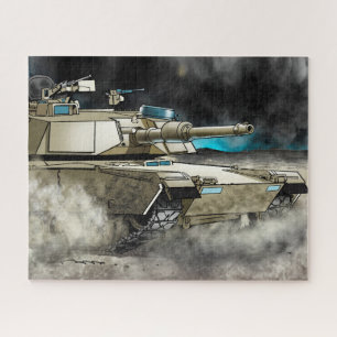 Panzerpuzzle des Golf War Journal M1 Puzzle