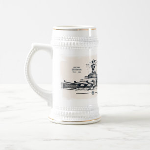 Panzerschiff Deutschland Stein Bierglas