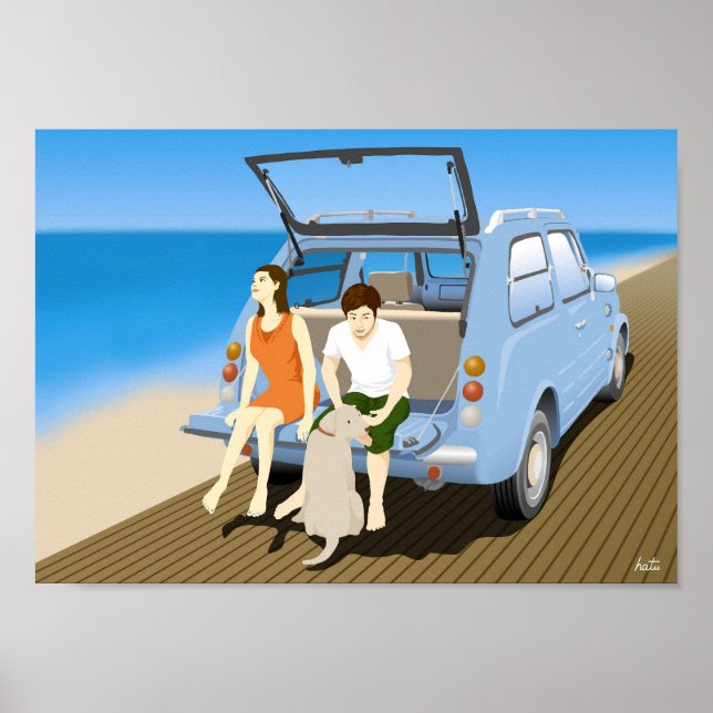 Pao am Strand Poster (Vorne)