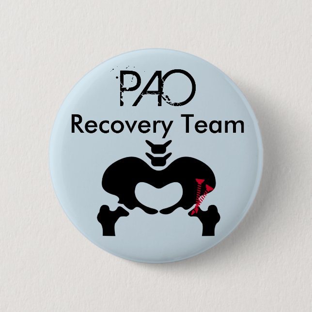 PAO Erholung Team - kleine Schaltfläche Button (Vorderseite)