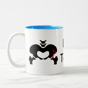 PAO klassische Kaffee-Tassec$peri-acetabular Zweifarbige Tasse