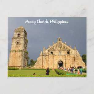 Paoay Church of the Philippines Postcard Postkarte