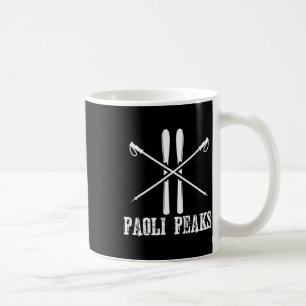Paoli Peaks Indiana Ski Skifahren Rustikale Alp Kaffeetasse