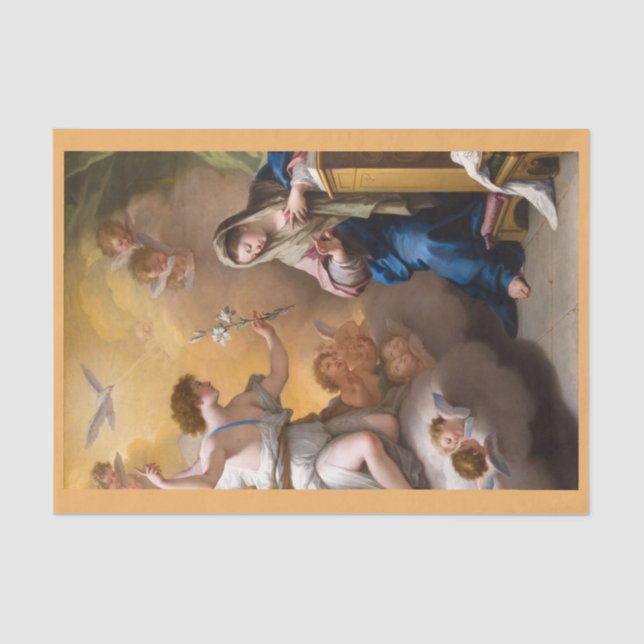 Paolo de Matteis, die Erklärung Seidenpapier (Vorderseite)