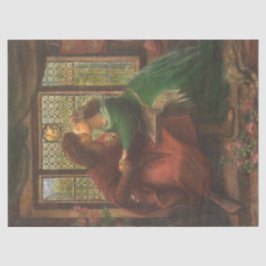 Paolo und Francesca da Rimini (von Rossetti) Seidenpapier