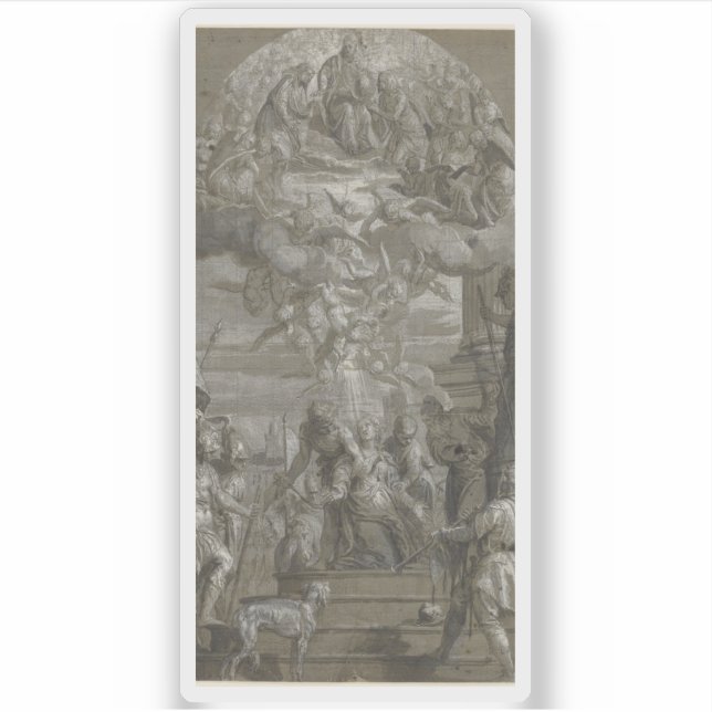 Paolo Veronese - Das Martyrium von Saint Justina Aufkleber (Vorderseite)