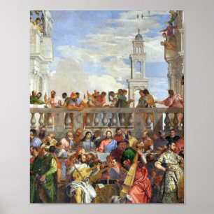 Paolo Veronese - Die Hochzeit auf Cana 1563 Poster