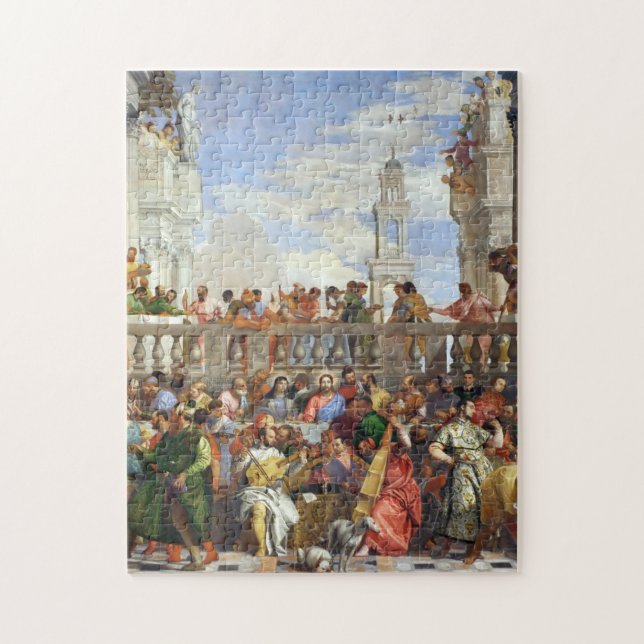 Paolo Veronese - Die Hochzeit in Cana 1563 Puzzle (Vertikal)