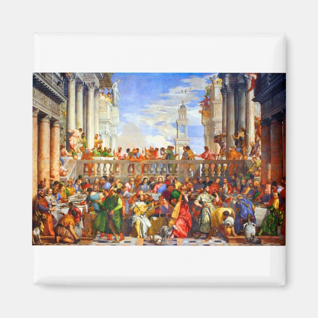 Paolo Veronese Wedding in Cana Magnet (Vorne)