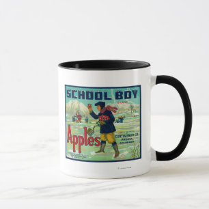 Paonia, Colorado - School Boy Apple Label Tasse