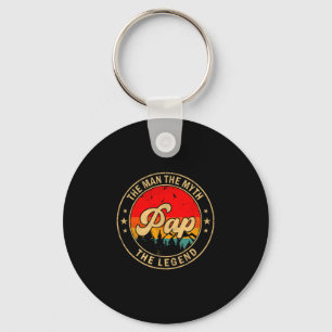 Pap der Mann der Mythos die Legende Vintage Retro  Schlüsselanhänger