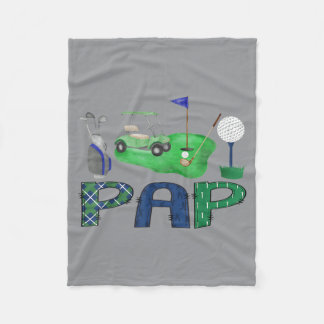 Pap des Geburtstagsjungen Hole In One Golf Sport Fleecedecke