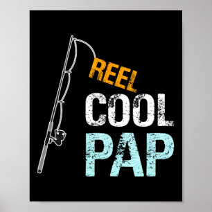 Pap Geschenk von Grandtochter Grandson Reel Coole Poster