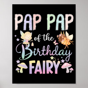 Pap Pap der Geburtstagsfee kleines Mädchen magisch Poster