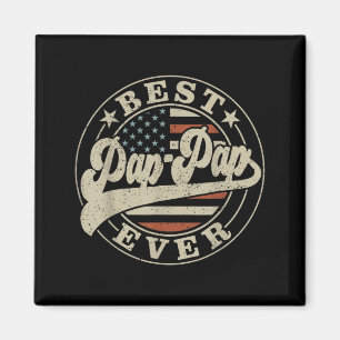 Pap-Pap Ever Aamerikanische Us Flagge Lustiger Vat Magnet