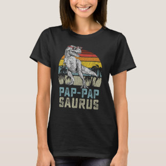 Pap Papsaurus Rex Dinosaur Pap Pap Saurus Familie T-Shirt