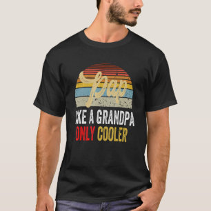 Pap wie ein Opa, nur cooler  Dad Definition Ret T-Shirt