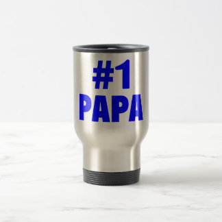 Papa #1 (blau) reisebecher