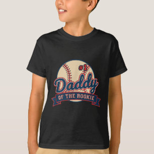 Papa #1 Daddy des Rookies - Baseball-Vater Rookie- T-Shirt