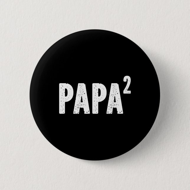 Papa 2 Papa Kneipe für Großmutter Button (Vorderseite)