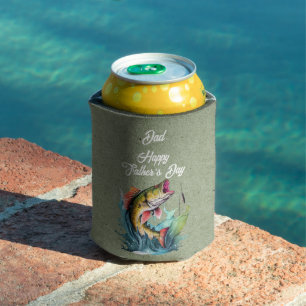 Papa Alles Gute zum Vatertag Grüner Großer Fisch s Dosenkühler