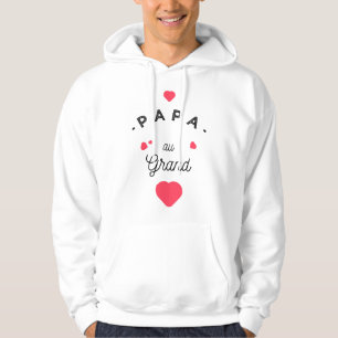 Papa am großen Herzen Hoodie
