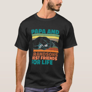 Papa and Grandsons Best Friends for Life Titel Mea T-Shirt