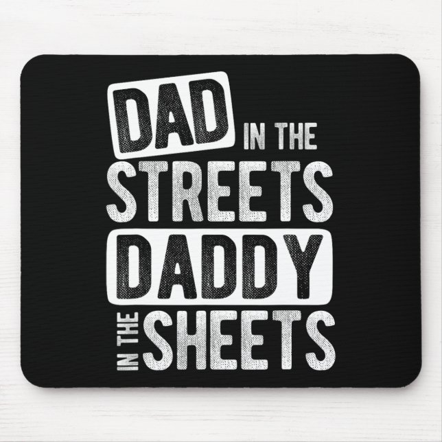Papa auf der Straße Daddy auf dem Blatt Bester Vat Mousepad (Vorne)