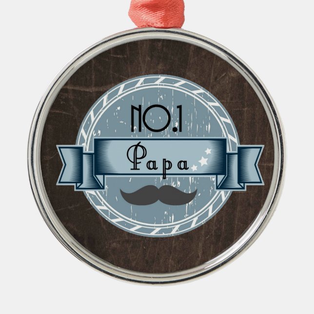 PAPA-Award Silbernes Ornament (Vorne)