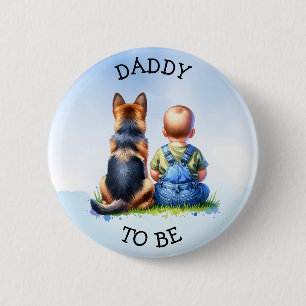 Papa   Babydusche Button
