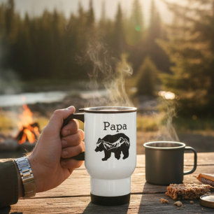 Papa Bär Berg Reisebecher