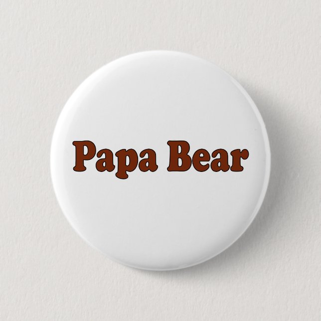 Papa-Bär Button (Vorderseite)